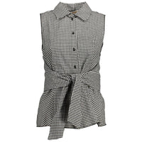 Camicia da donna Kocca in cotone nero
