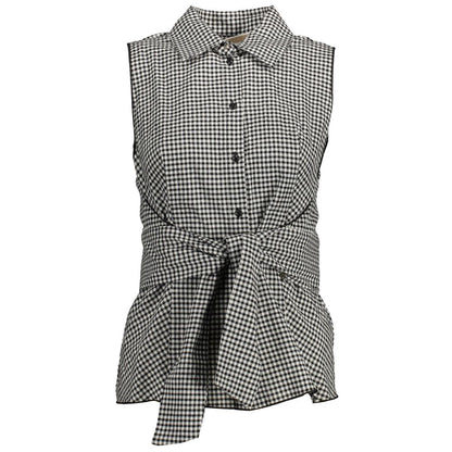 Camicia da donna Kocca in cotone nero