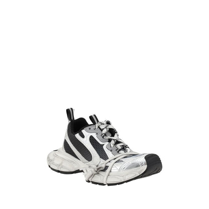 Sneakers Balenciaga atletiche in polietilene argentato