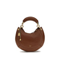 Sac porté épaule Chloé en cuir de veau marron Bos Taurus