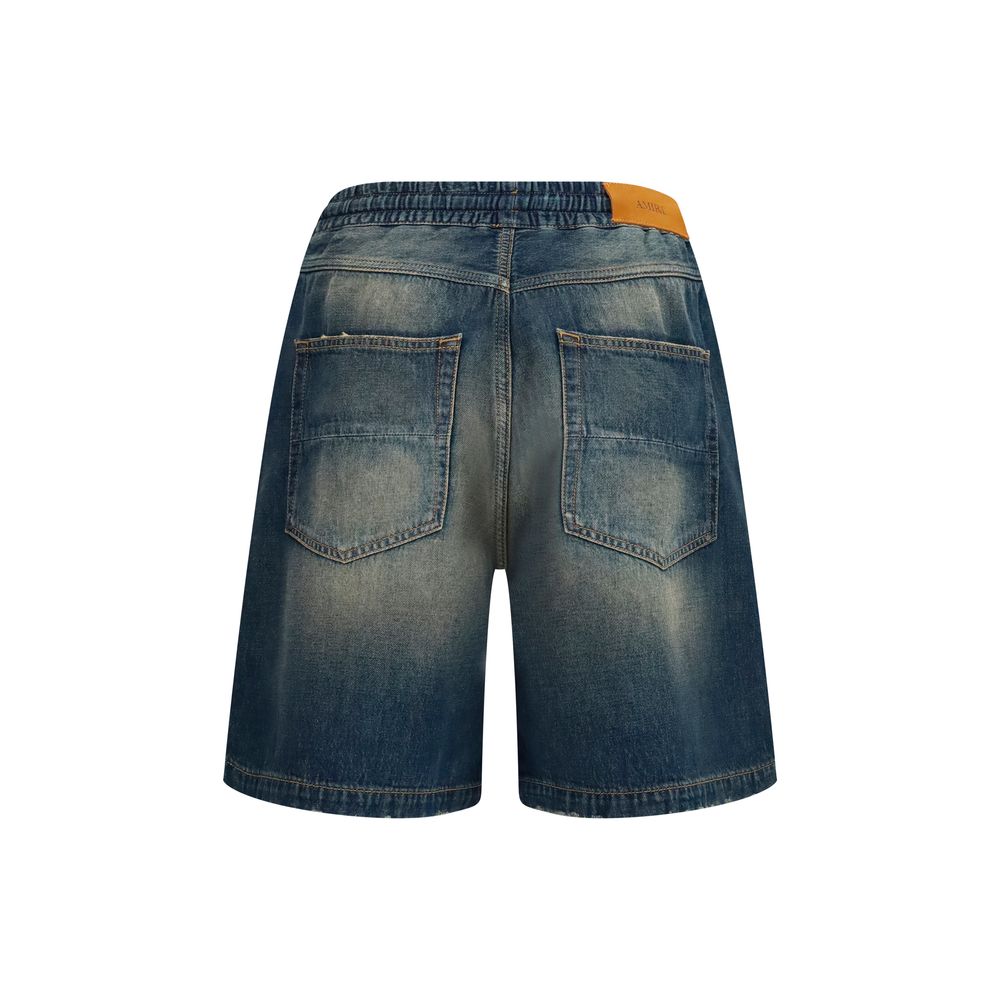 Shorts Bermuda Amiri in cotone blu