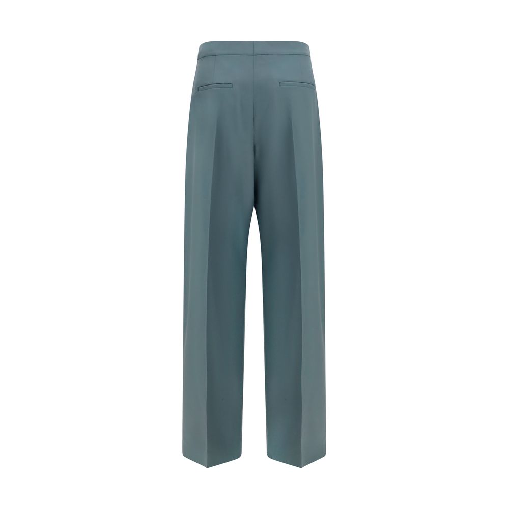 Pantaloni eleganti Chloé Bicolor Wool Oves Aries