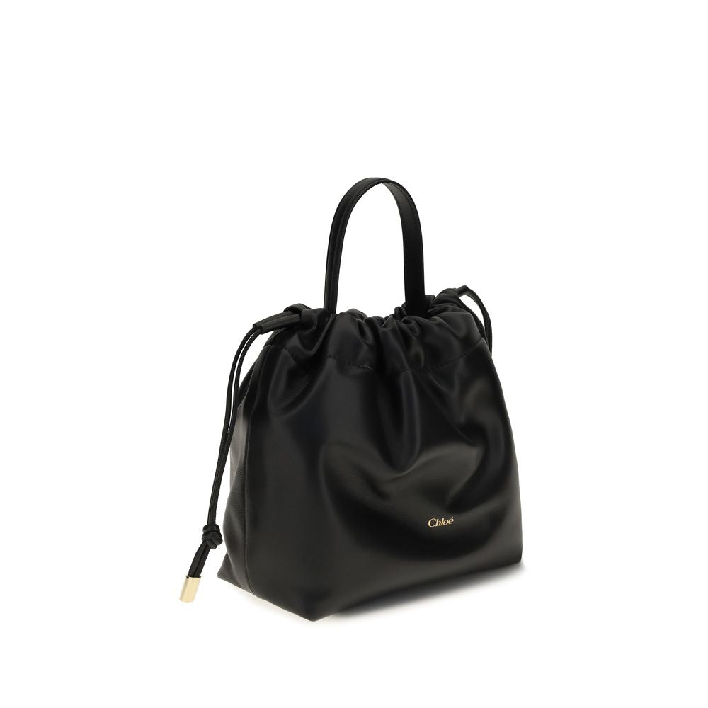 Borsa a spalla Chloé Black Lamb Ovis Aries