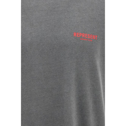 T-shirt gris en coton