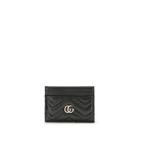 Portefeuille Gucci en cuir d'agneau Ovis Aries Aries noir
