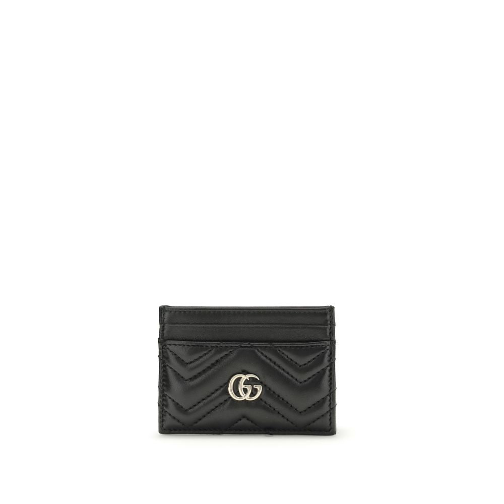 Portefeuille Gucci en cuir d'agneau Ovis Aries Aries noir