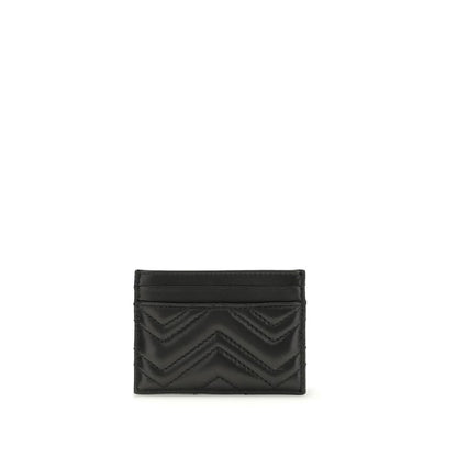 Portefeuille Gucci en cuir d'agneau Ovis Aries Aries noir