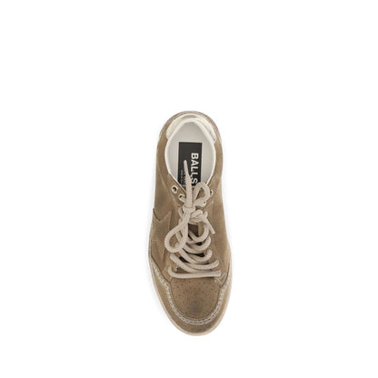 Sneakers sportive Golden Goose in pelle di vitello beige Bos Taurus
