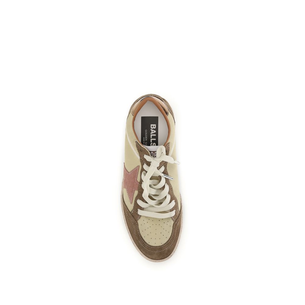 Golden Goose Beige Kalbsleder Bos Taurus Sneakers