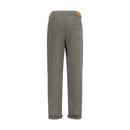Brunello Cucinelli Jeans de Algodón Bicolor