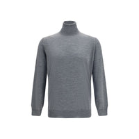Brunello Cucinelli Gray Wool Oves Aries Turtleneck