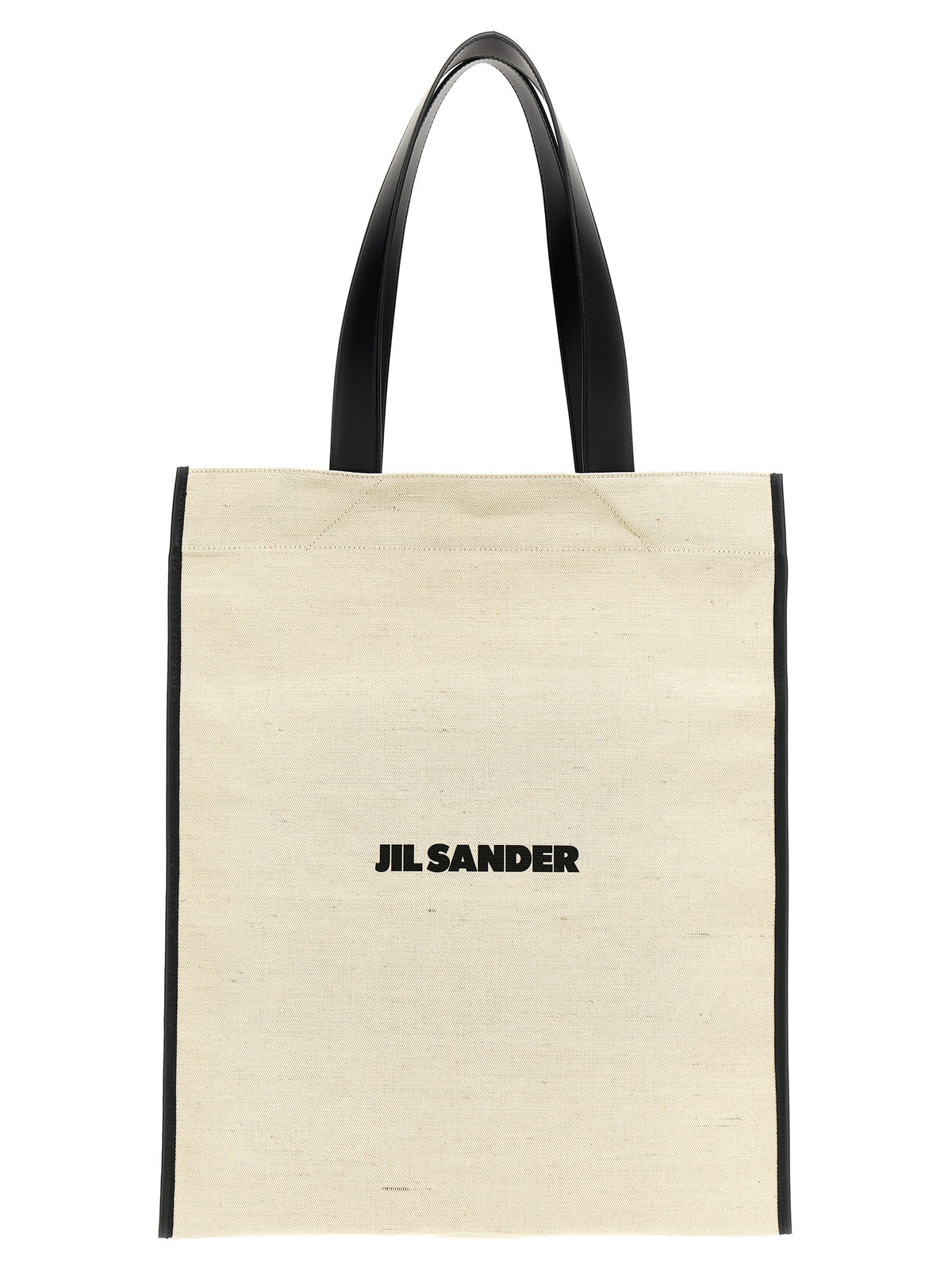 Jil Sander Bicolor Jute Tote Bag