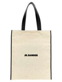 Jil Sander Bicolor Cotton Tote Bag