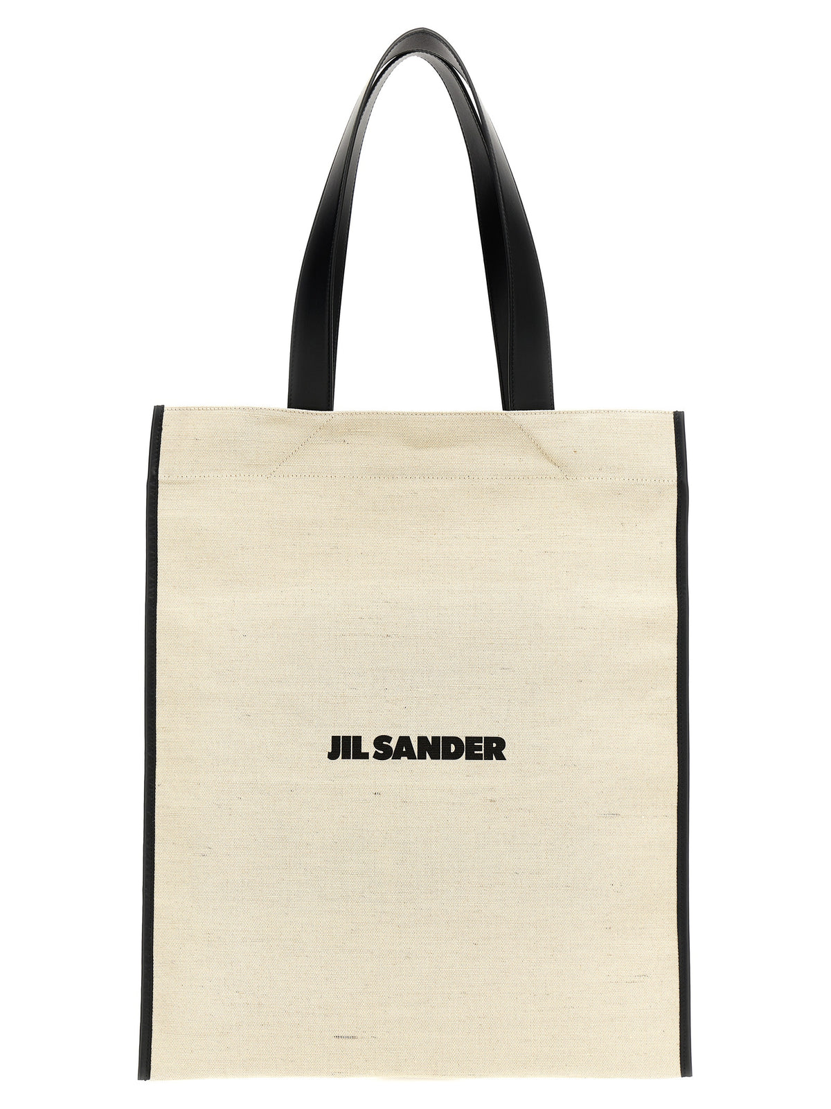 Jil Sander Bicolor Baumwoll-Einkaufstasche