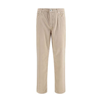 Brunello Cucinelli Beige Cotton Casual Pants