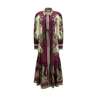 Alemais Multicolor Viscose Casual Dress