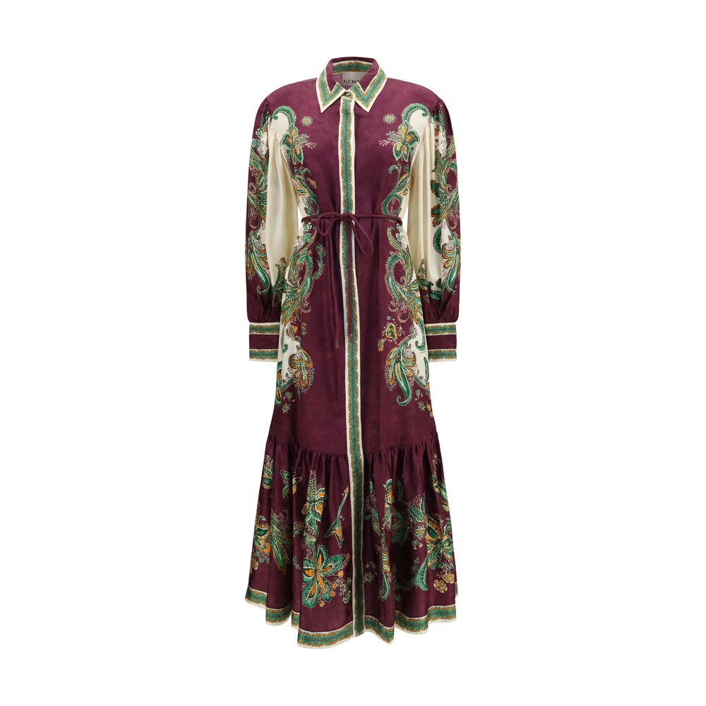 Alemais Mehrfarbiges Viskose Freizeitkleid