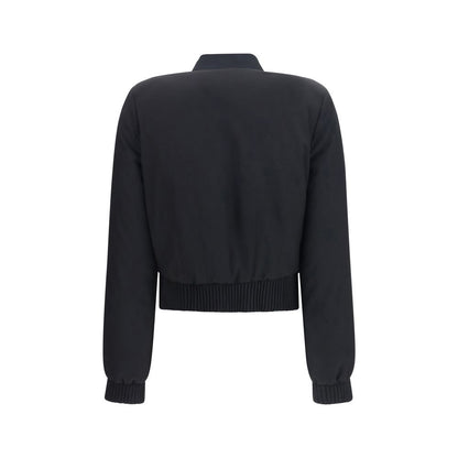 Alexander McQueen Black Polyester Bomber