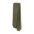 Alexander McQueen Zweifarbiger Seidenmaxirock