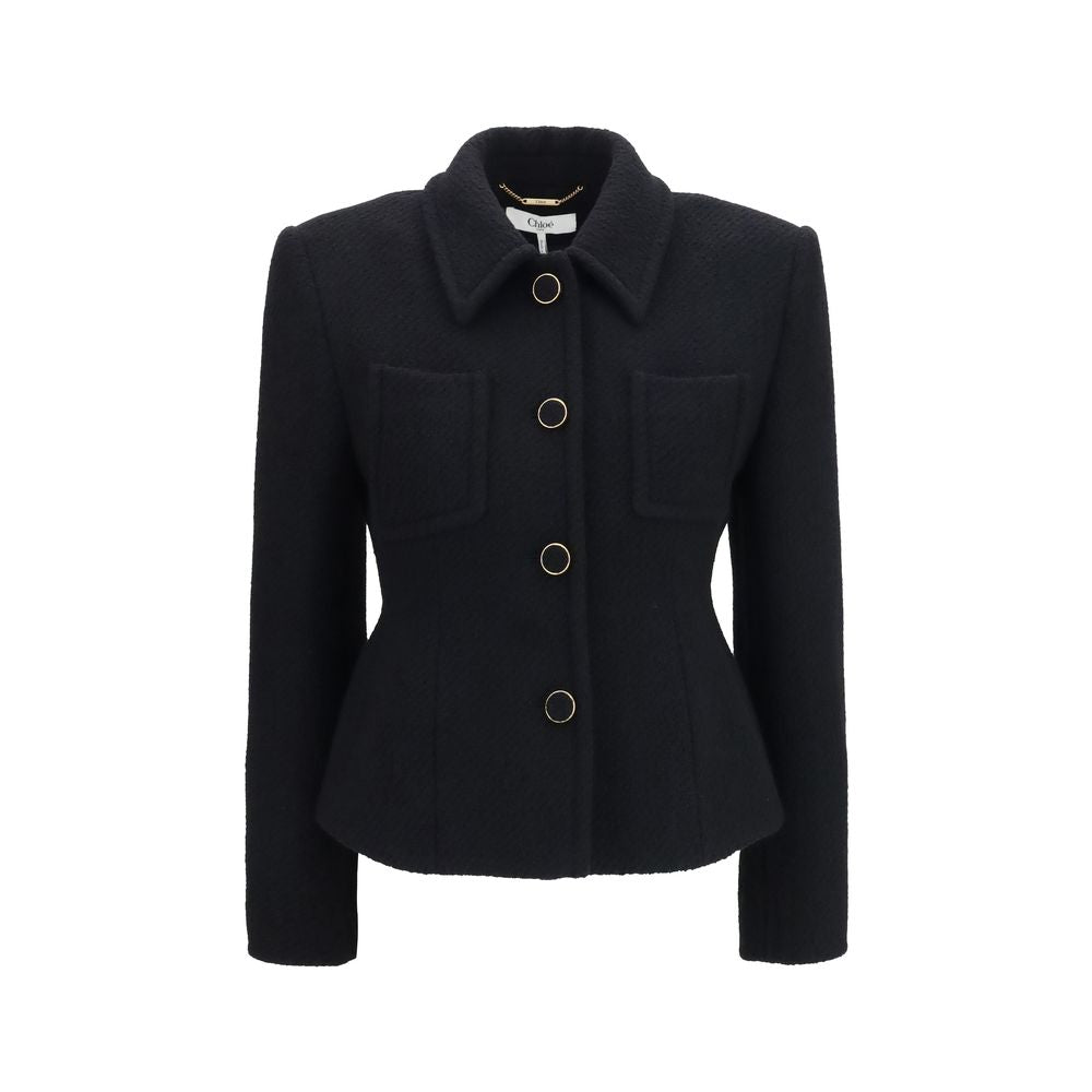 Blazer Oves Aries in lana nera Chloé