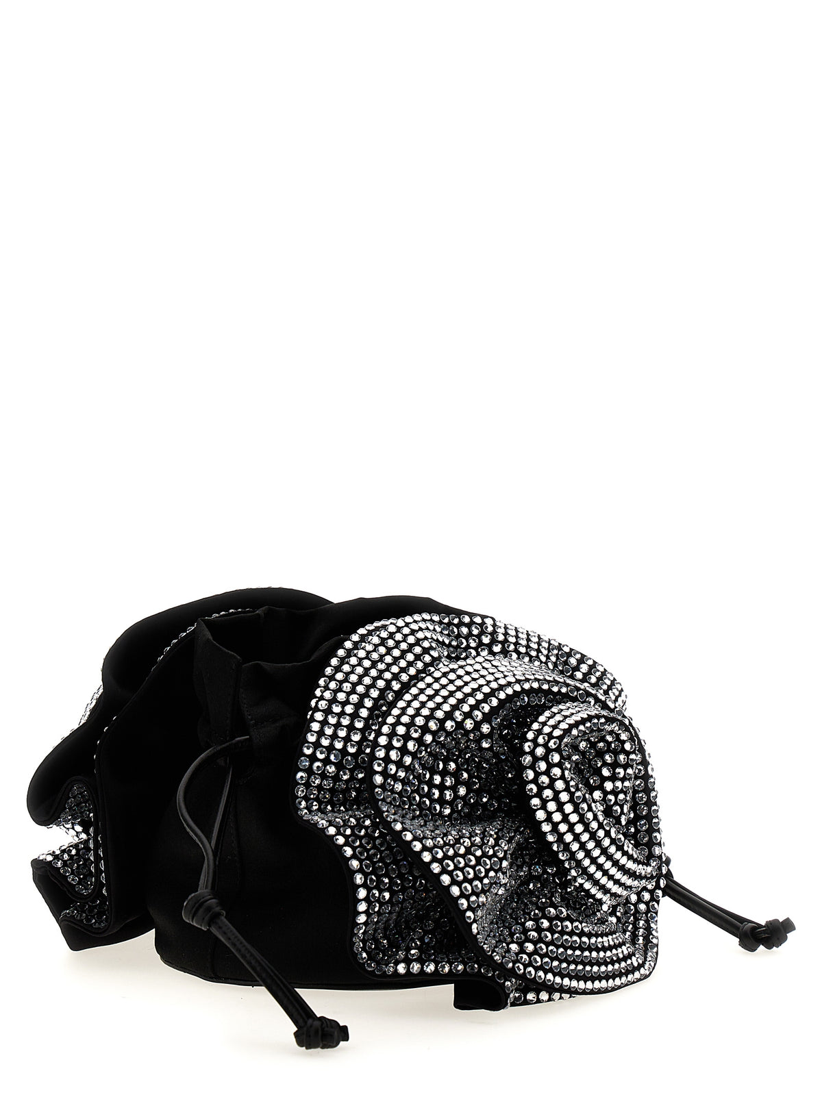 Magda Butrym Black Viscose Crossbody Bag