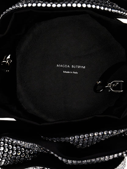 Magda Butrym Black Viscose Crossbody Bag