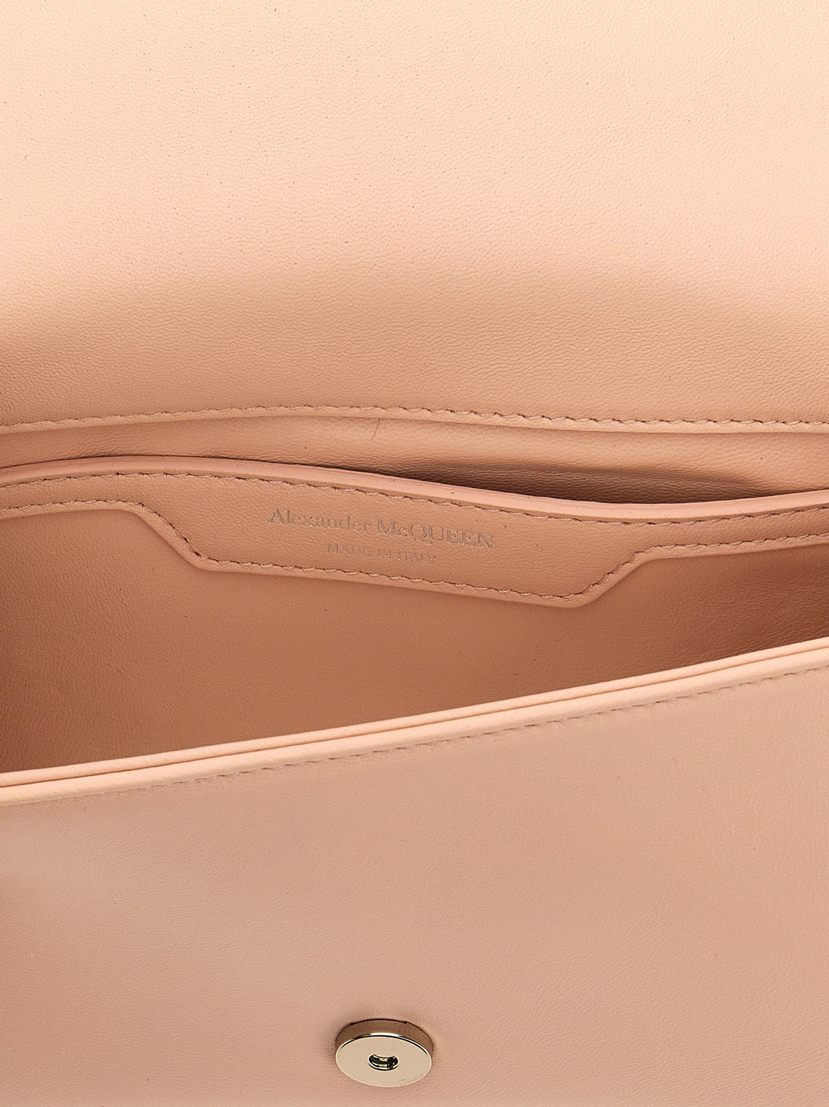 Alexander McQueen Beige Lammleder Umhängetasche