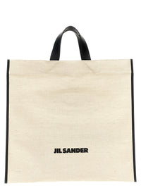Jil Sander Bicolor Jute Tote Bag