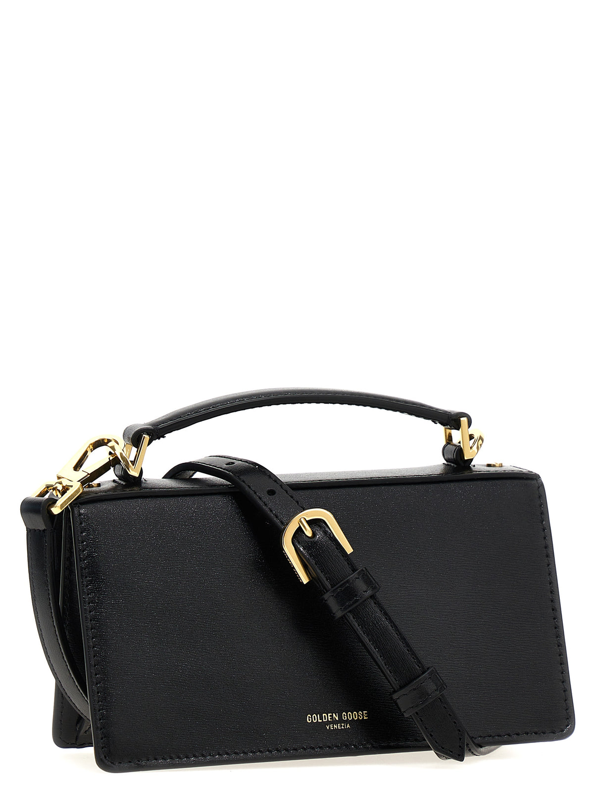 Borsa a mano Golden Goose Venezia piccola nera