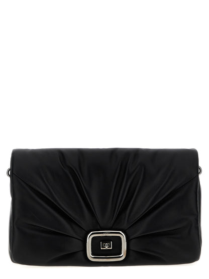 Roger Vivier Black Leather Shoulder Bag