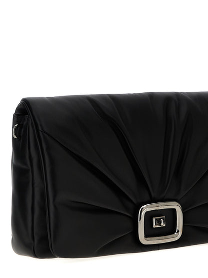 Roger Vivier Black Leather Shoulder Bag