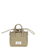 Maison Margiela Handtasche aus grauem Kalbsleder