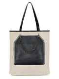 Bolso tote de algodón multicolor Stella McCartney