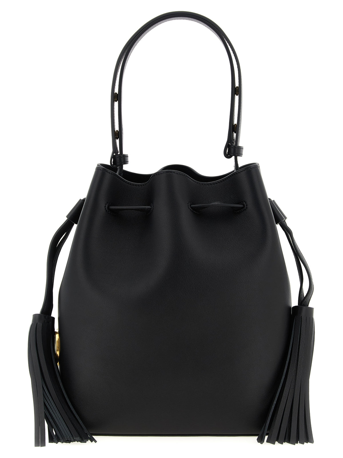 Bolso de hombro Valentino Garavani de piel de becerro negra
