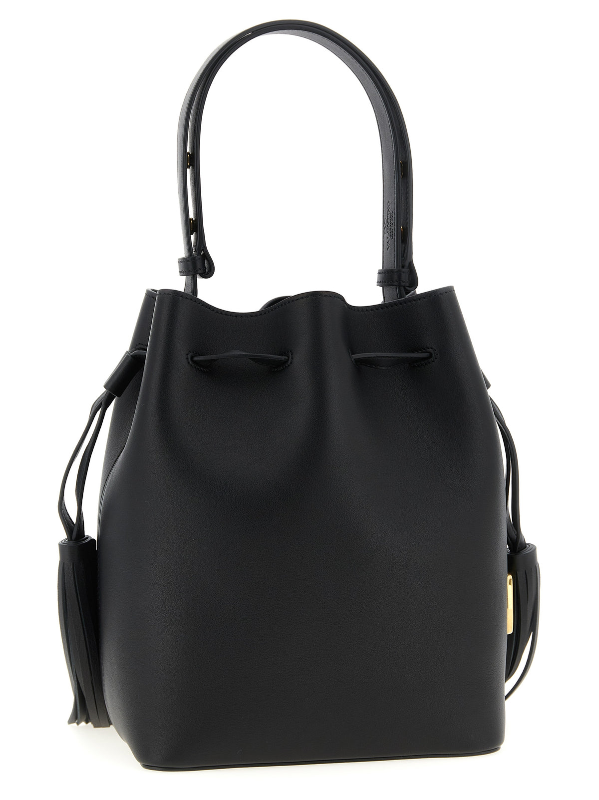 Bolso de hombro Valentino Garavani de piel de becerro negra