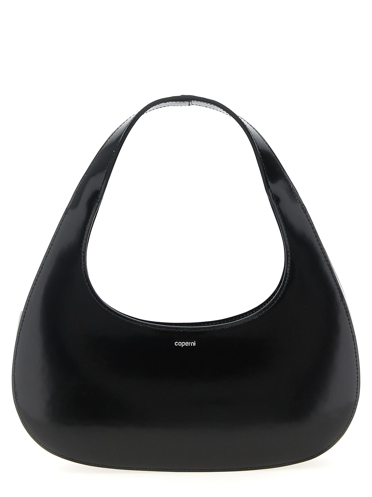 Coperni Handtasche aus schwarzem Rindsleder