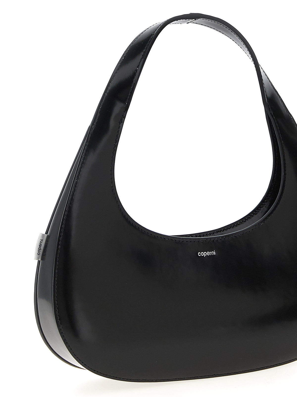 Coperni Handtasche aus schwarzem Rindsleder