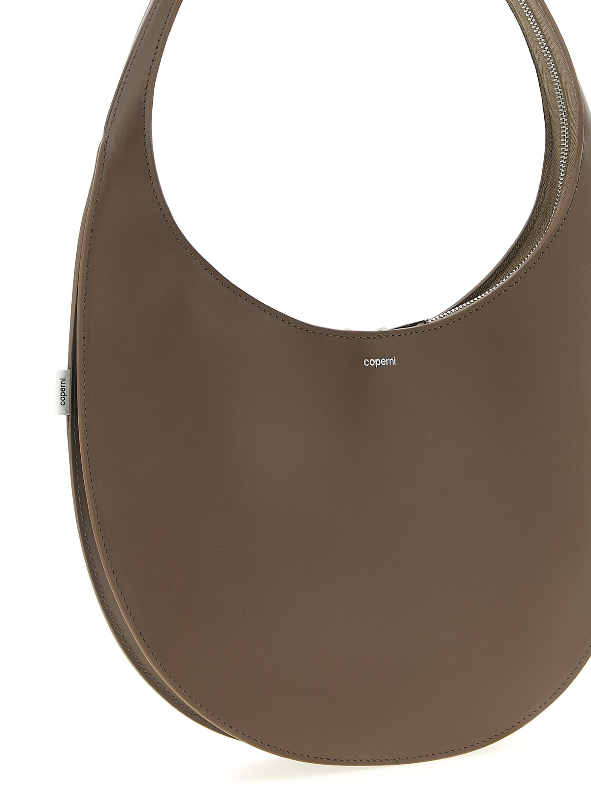 Coperni Schultertasche aus braunem Rindsleder