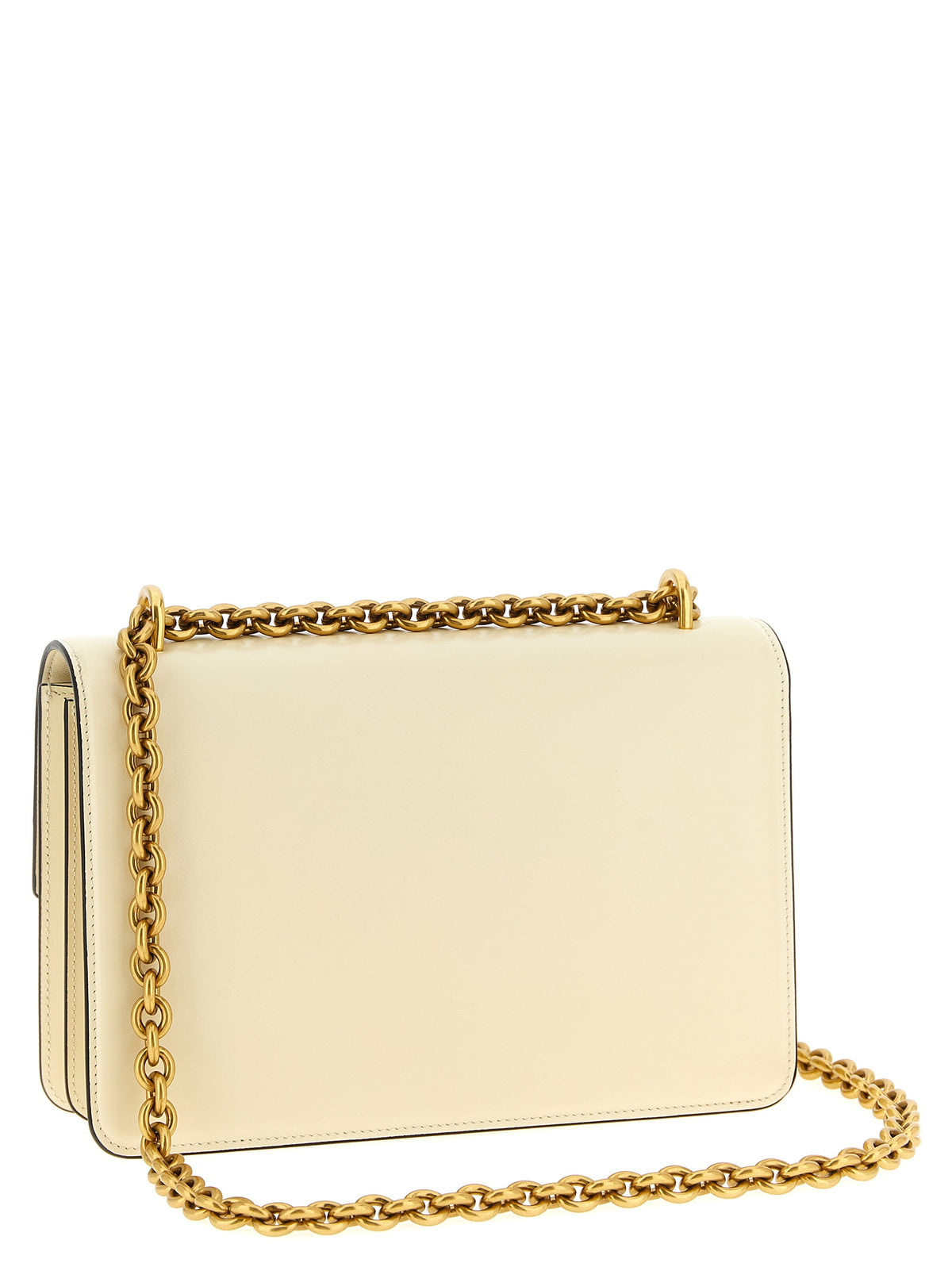 Bolso de hombro Valentino Garavani de piel de becerro blanca
