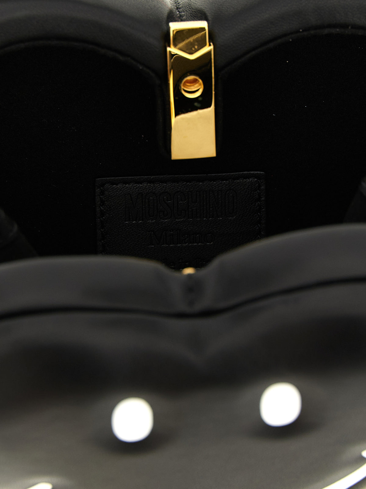 Moschino Zwarte Polyester Handtas