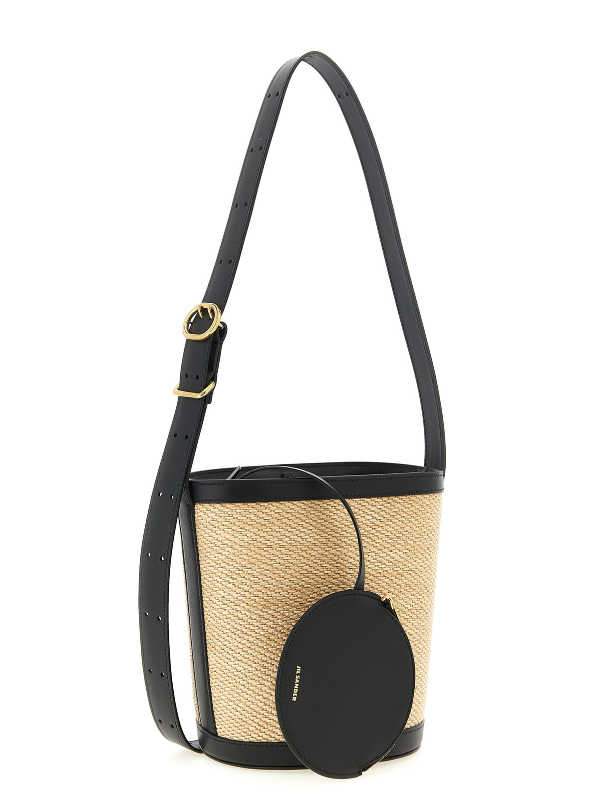 Jil Sander Mehrfarbige Polyamid-Schultertasche