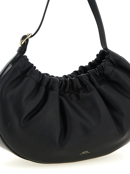 A.P.C. Black Polyethylene Shoulder Bag