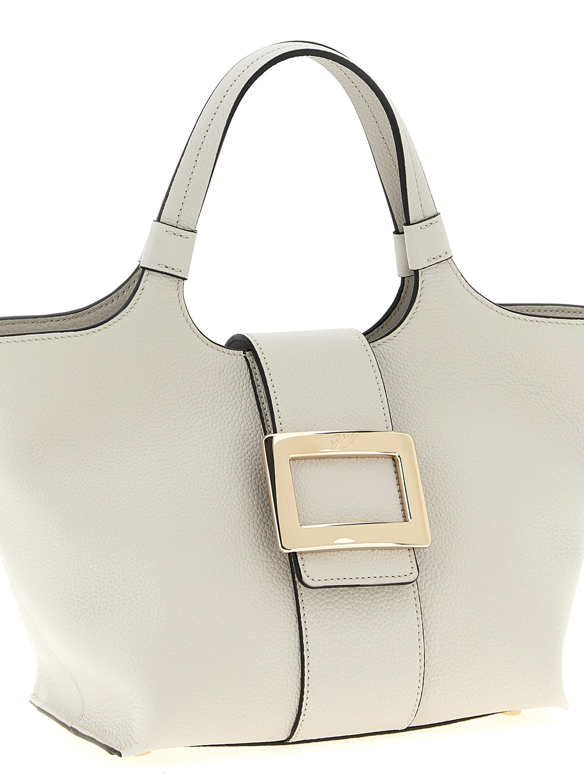 Roger Vivier Henkeltasche aus grauem Kalbsleder