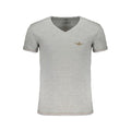 T-shirt homme en coton marron Aeronautica Militare