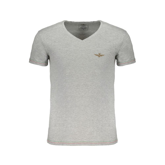 T-Shirt Uomo Aeronautica Militare in Cotone Marrone