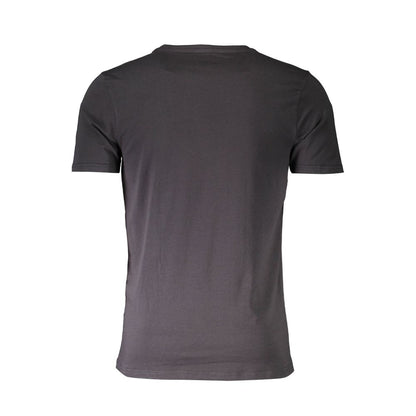 Camicia da uomo in cotone nera Aeronautica Militare