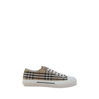 Sneakers basse Burberry in cotone marrone