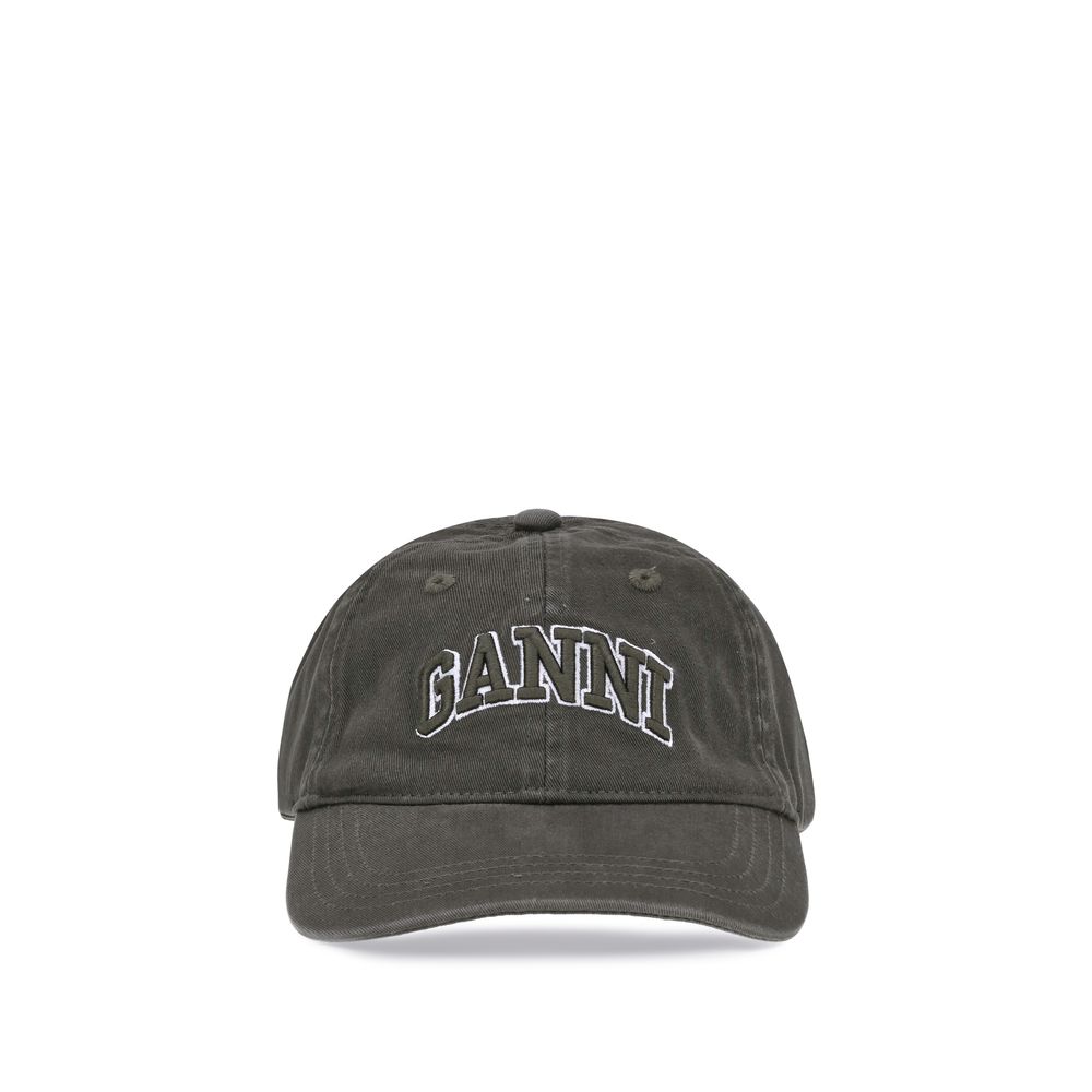 Ganni Cotton Cap (Baseball Hat)