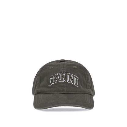 Casquette en coton Ganni (Casquette de baseball)
