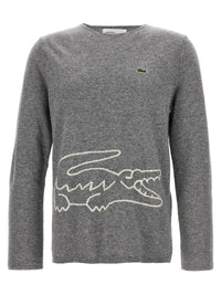 Comme Des Garçons Gray Wool Cardigan